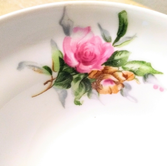 Hand Painted Floral, Lefton China Tea Cup Set - Picture 10 of 16